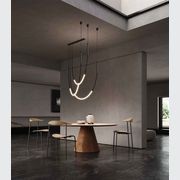Leda 3lt Curve Pendant Light gallery detail image