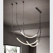 Leda 3lt Curve Pendant Light gallery detail image