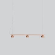 Blush Rail 3lt Pendant Light gallery detail image