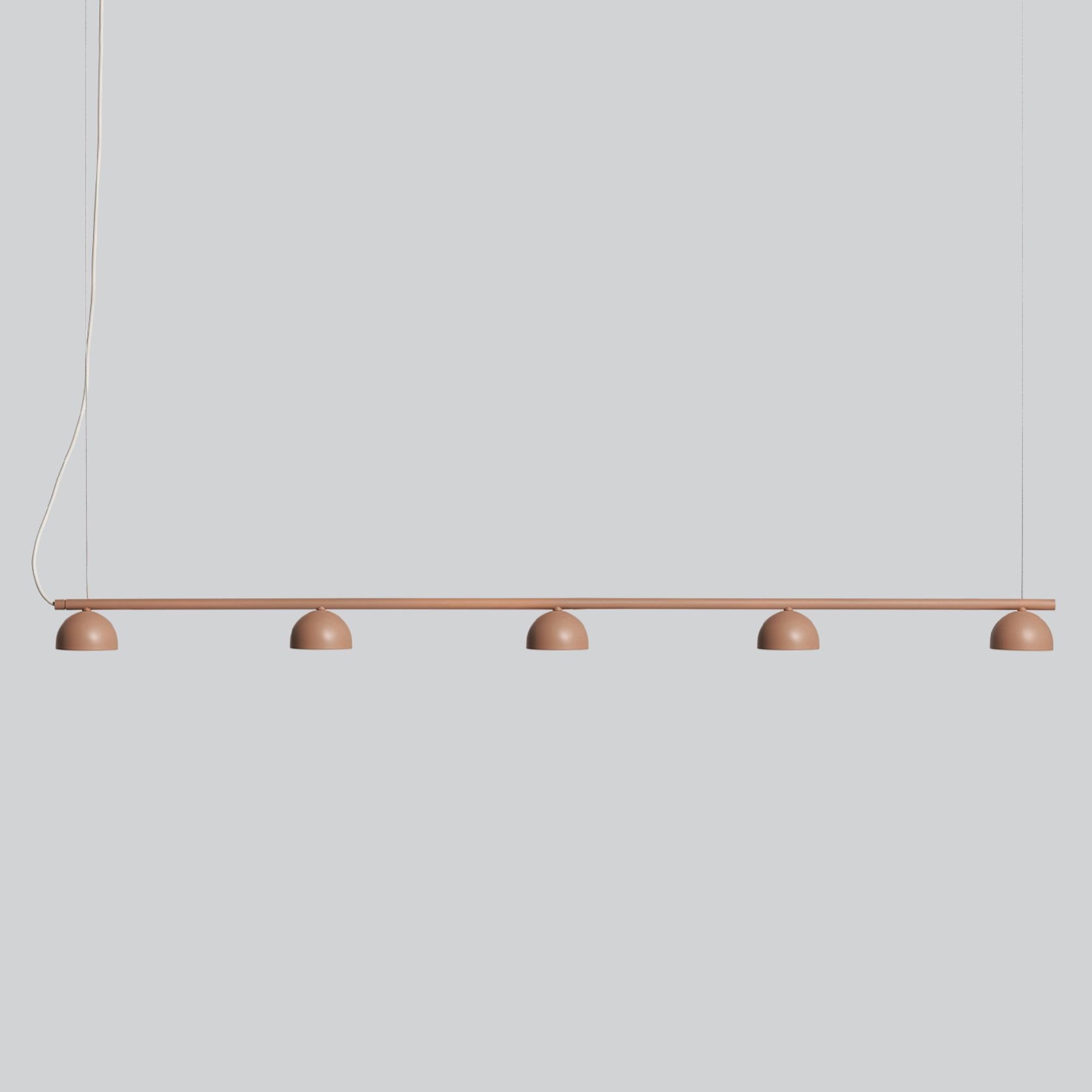 Blush Rail 5lt Pendant Light gallery detail image