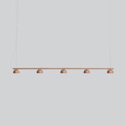 Blush Rail 5lt Pendant Light gallery detail image