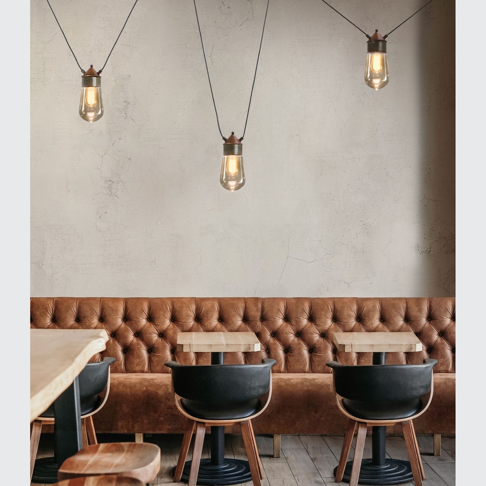Drop Dual Cable Pendant Light gallery detail image