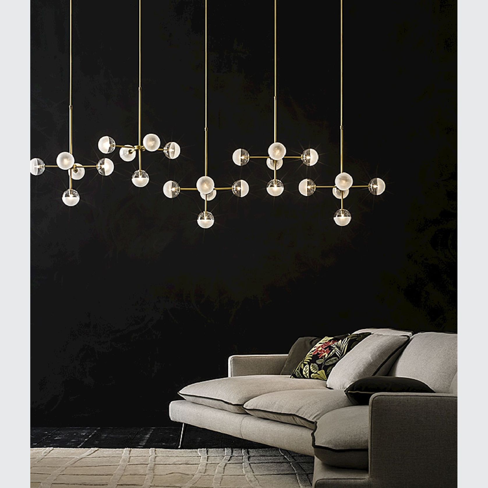 Molecola 5lt Pendant Light gallery detail image