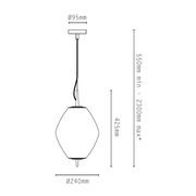 Nova Tall Pendant Light gallery detail image