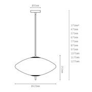Nova Wide Pendant Light gallery detail image
