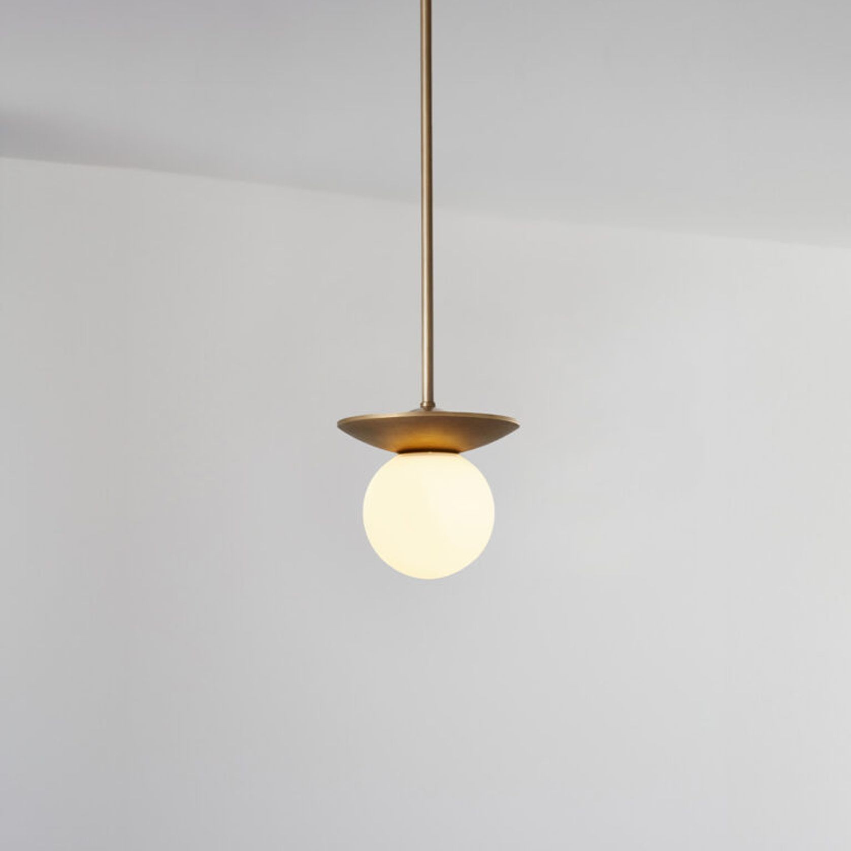 Orbit Brass Pendant Light gallery detail image