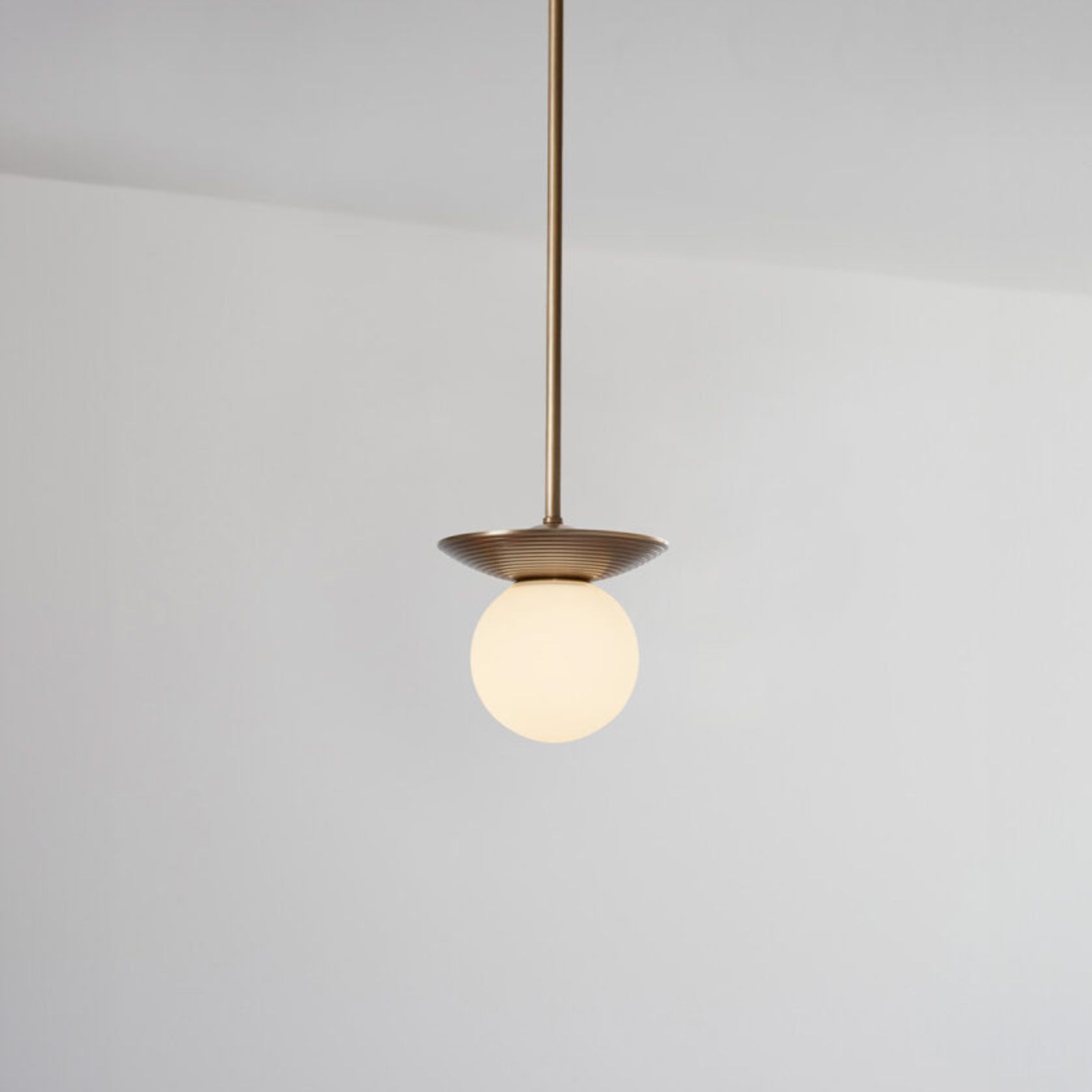 Orbit Brass Pendant Light gallery detail image