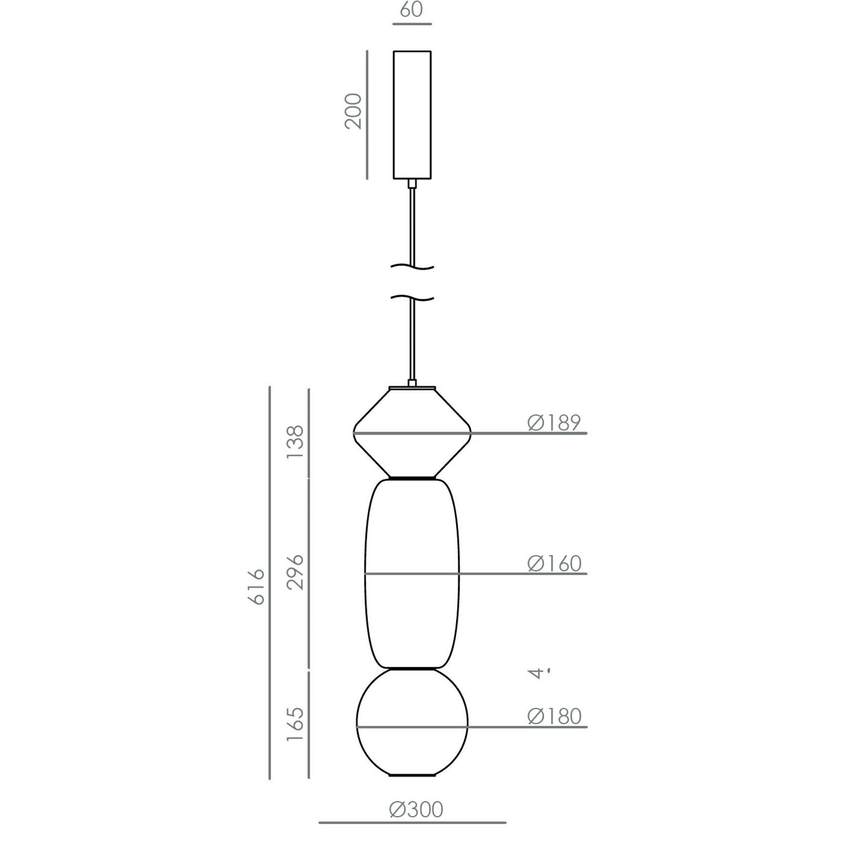 Papi Pendant Light gallery detail image