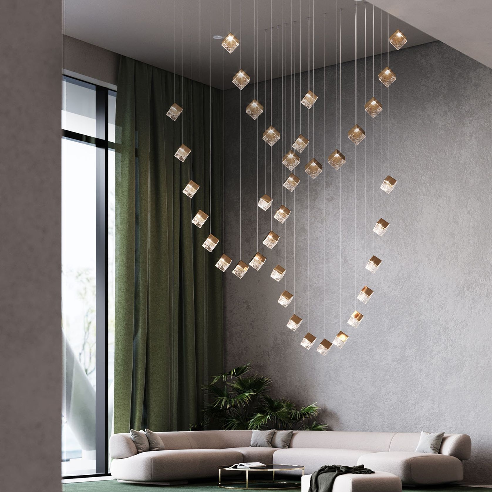 Pyrite Pendant Light gallery detail image