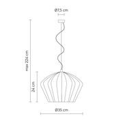 Sahara Pendant Light gallery detail image