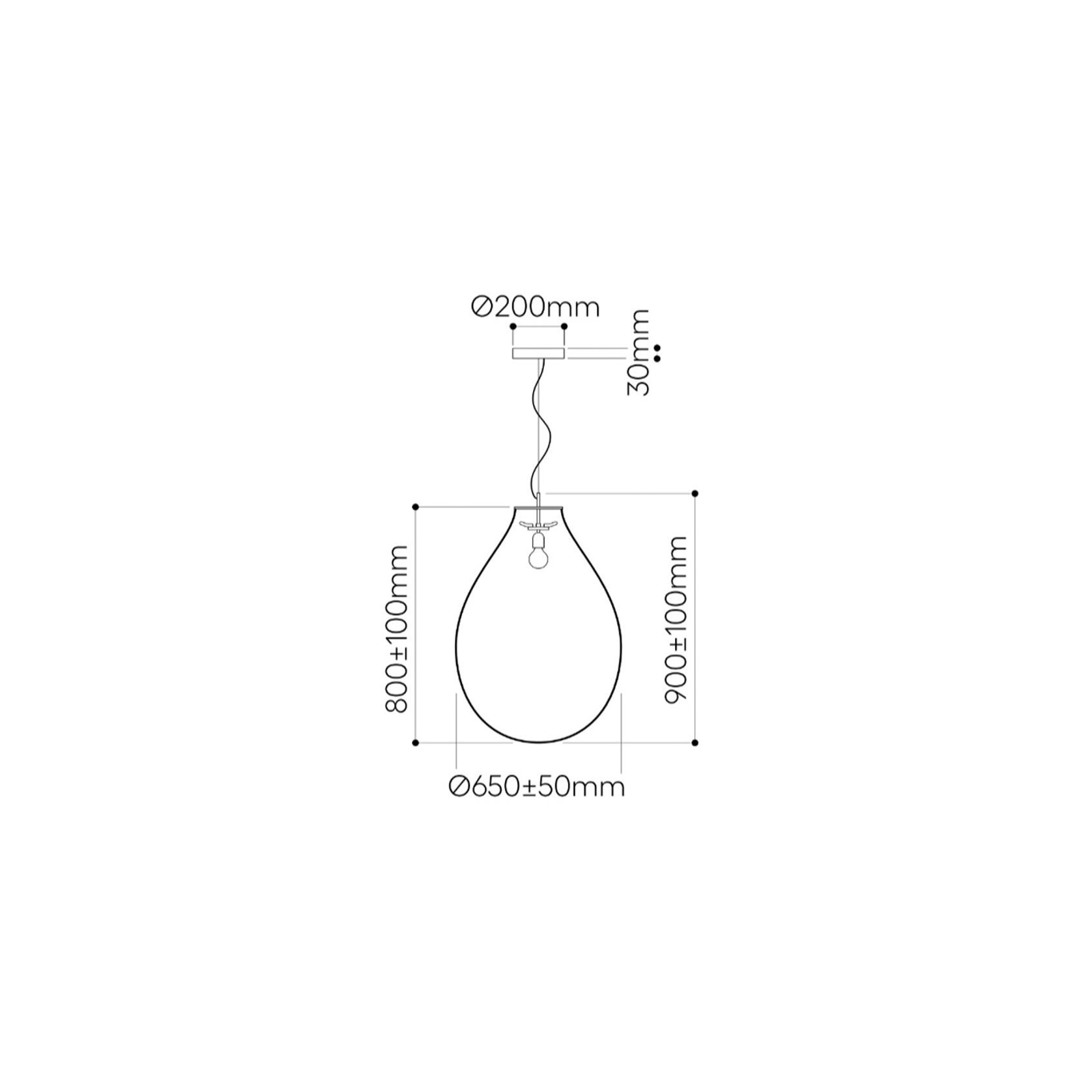 Tim Black Pendant Light gallery detail image