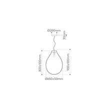 Tim Silver Pendant Light gallery detail image