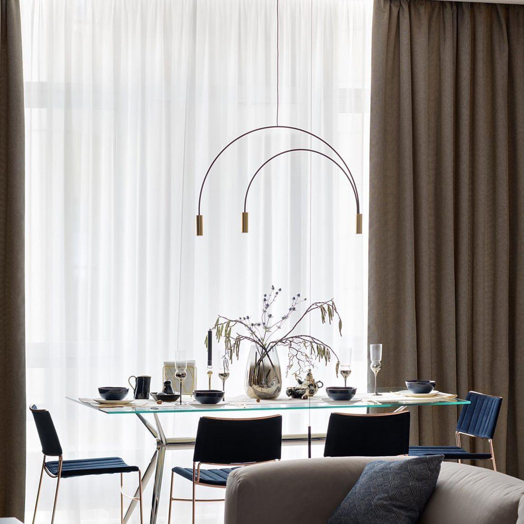 Volta 3lt Pendant Light gallery detail image