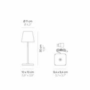 Poldina Mini Metallic Table Lamp gallery detail image