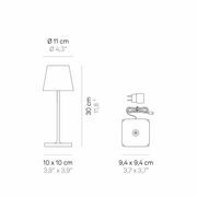 Poldina Mini Metallic Table Lamp gallery detail image