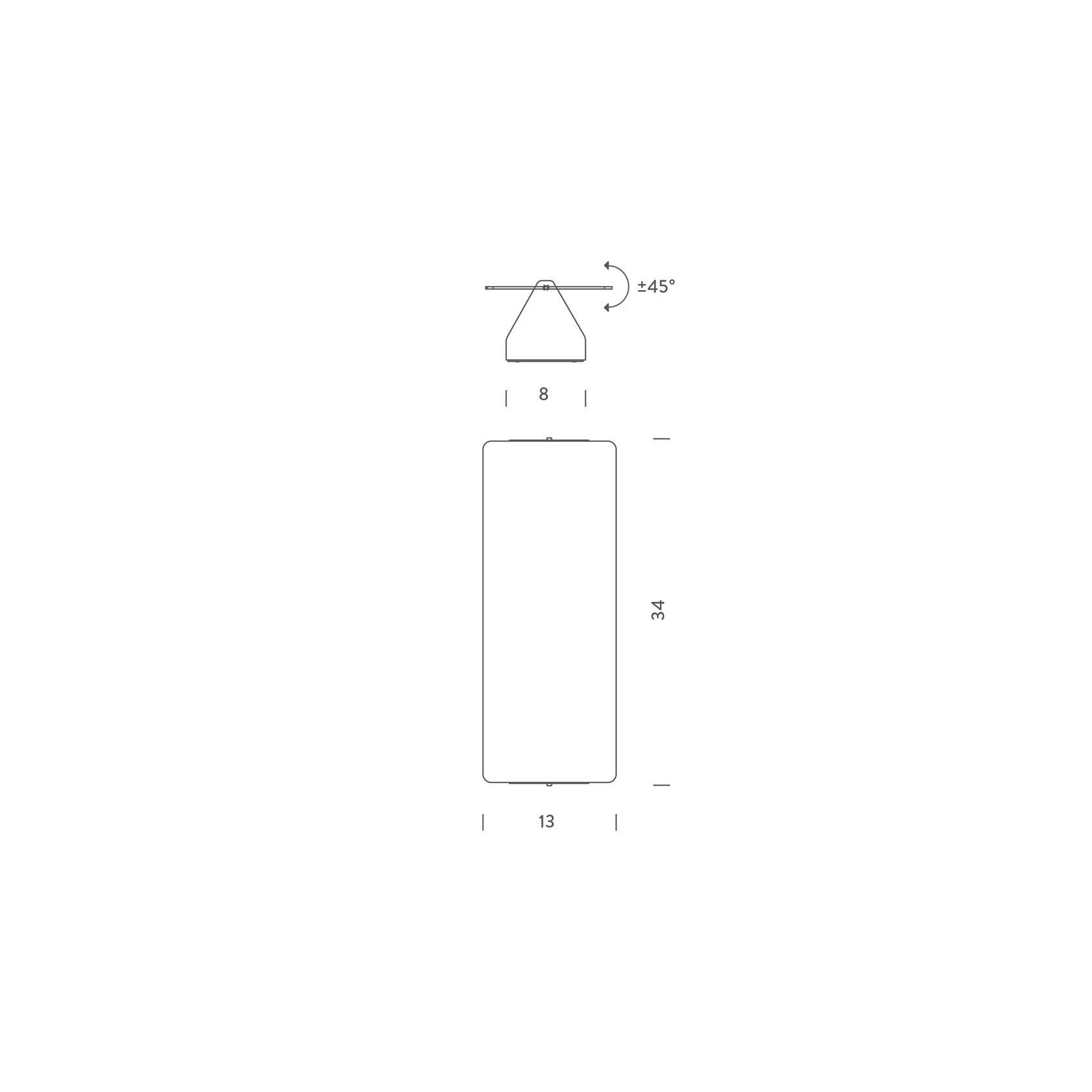 Applique à Volet Pivotant Wall Light gallery detail image