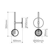 Dark & Bright Star Wall Light gallery detail image