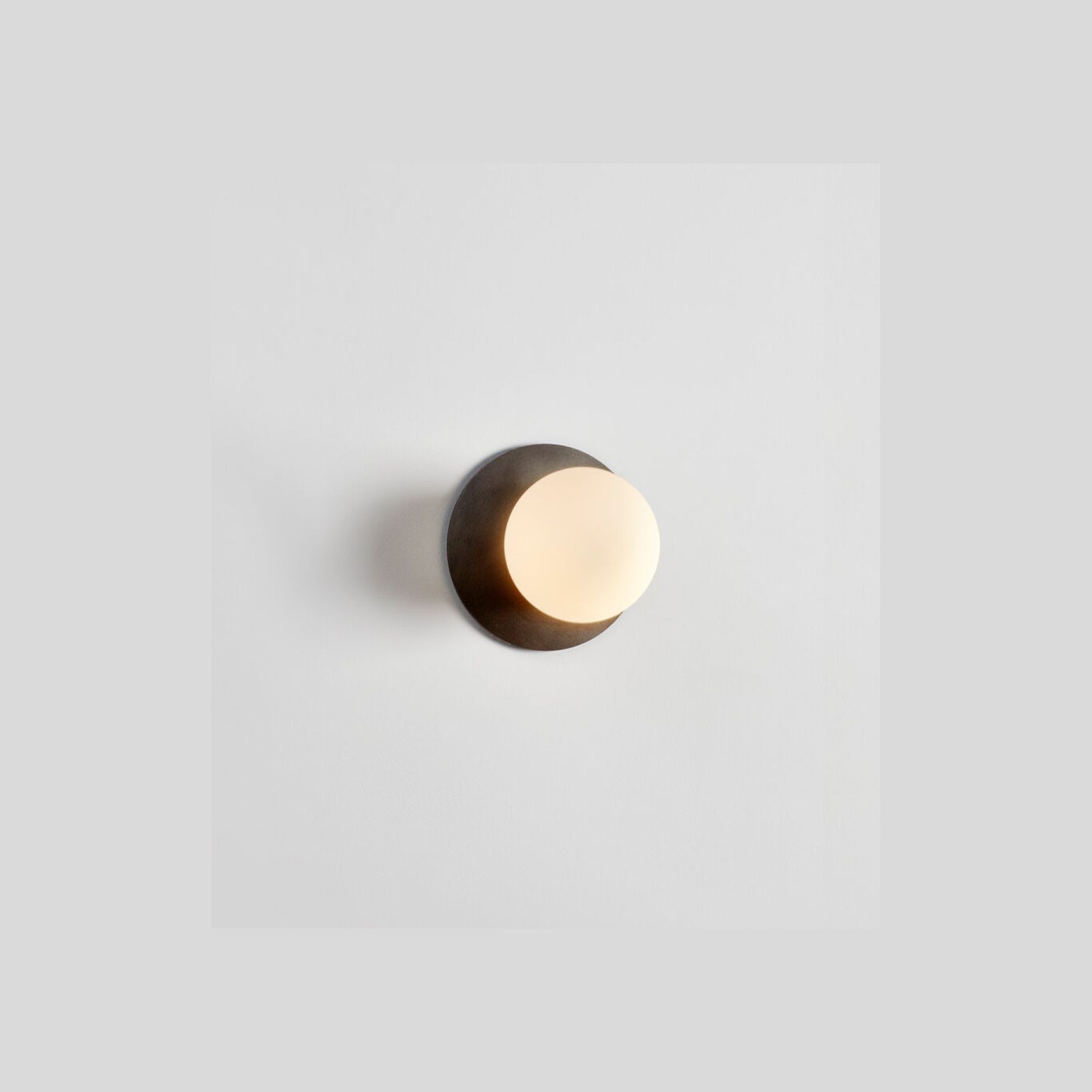 Orbit Brass Wall Light gallery detail image