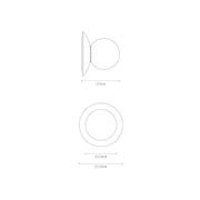 Orbit Brass Wall Light gallery detail image