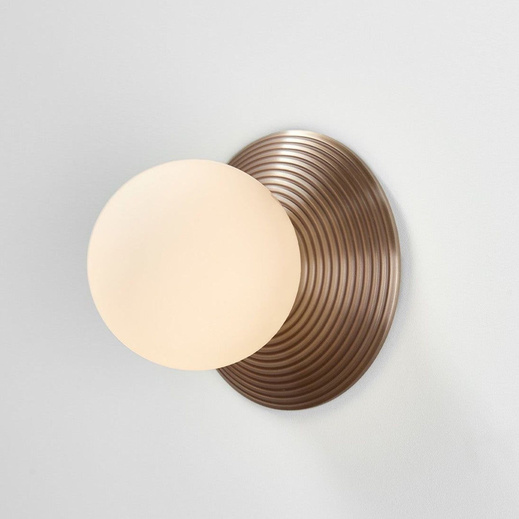 Orbit Brass Wall Light gallery detail image