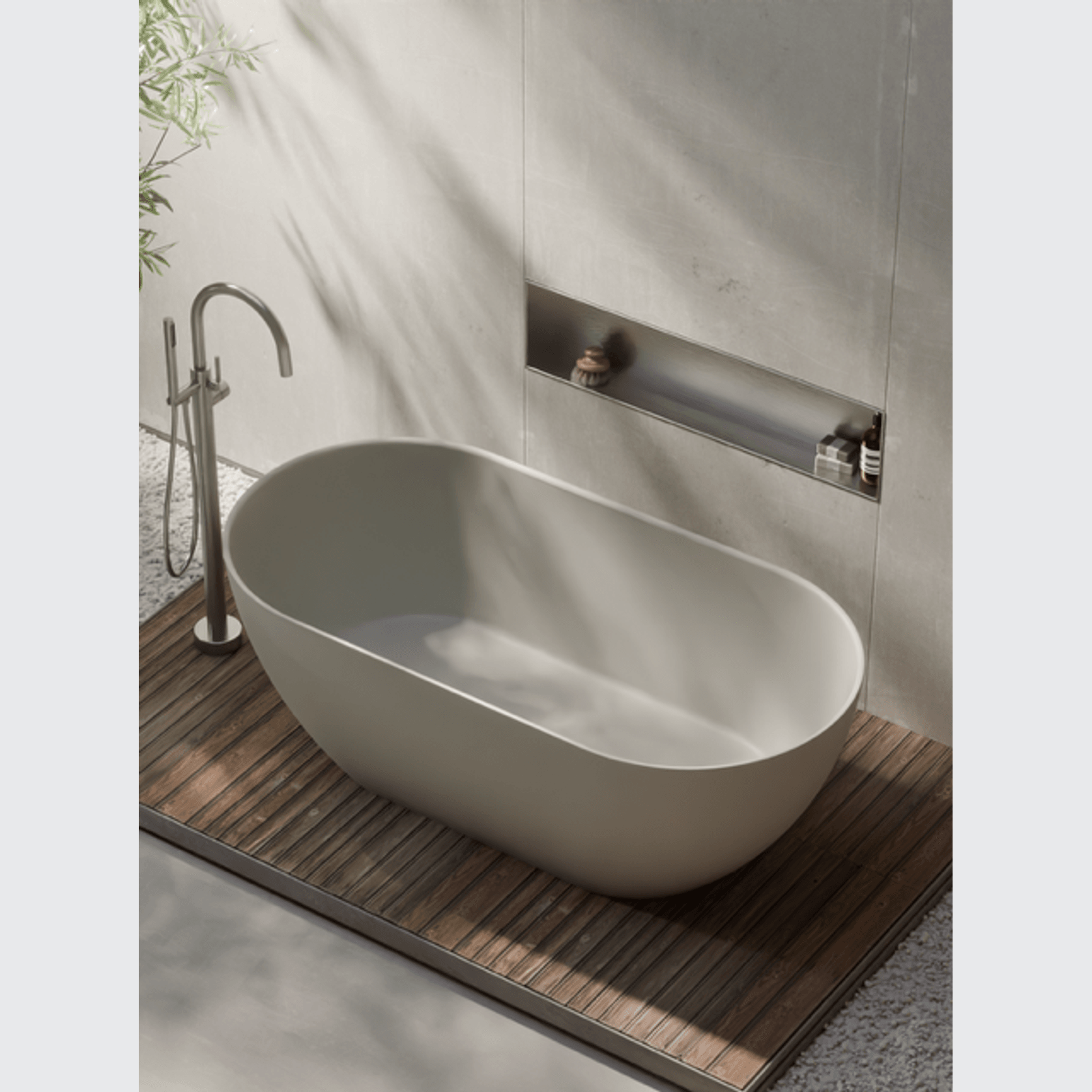 Villastone Halo 1700 Freestanding Bath gallery detail image