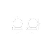 Orb Ledge Wall Light gallery detail image