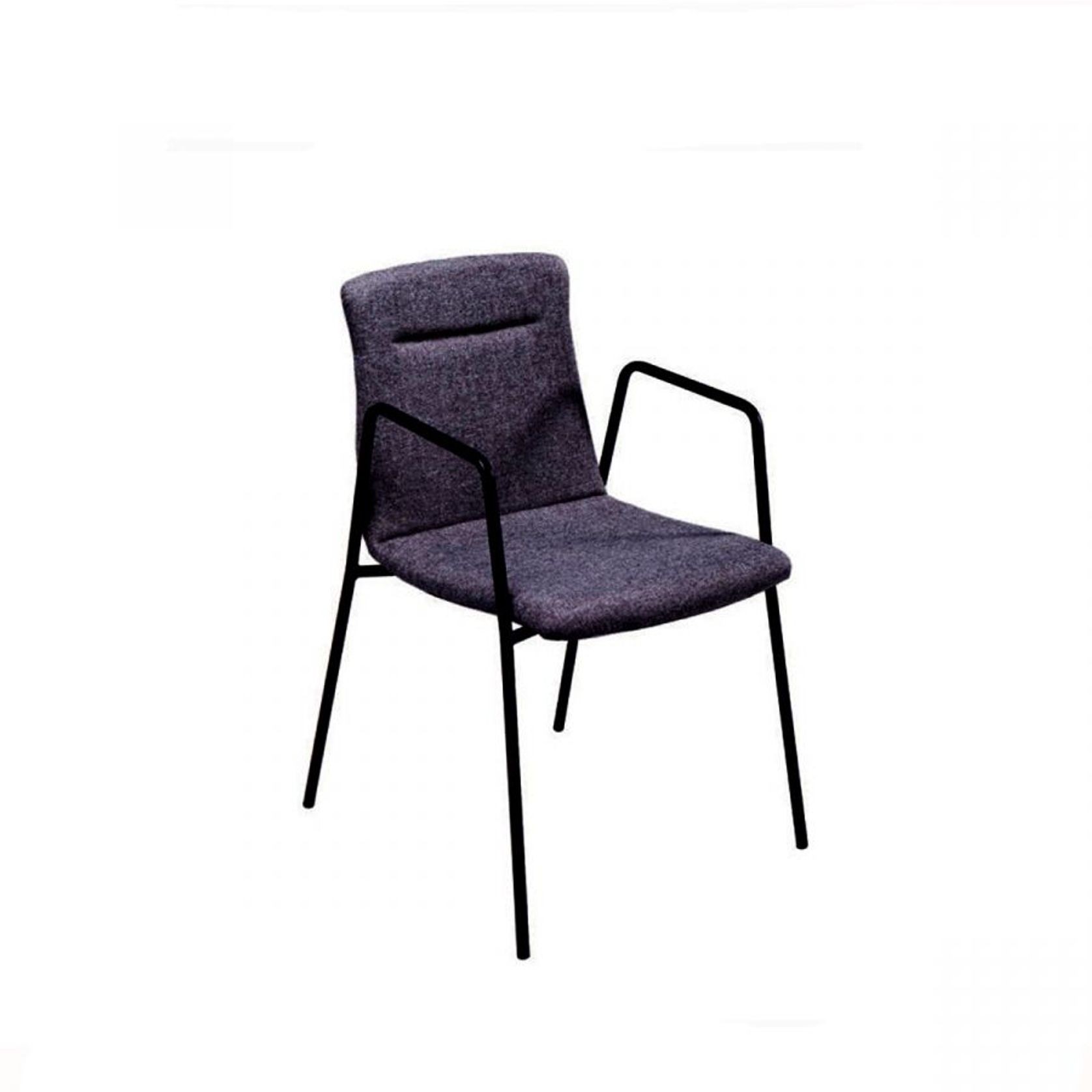 Tower armchair Black Base, GM-60004 Fabric gallery detail image