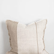 Baya Frankton Linen Cushion - Sand gallery detail image