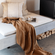 Baya Frankton Linen Cushion - Sand gallery detail image