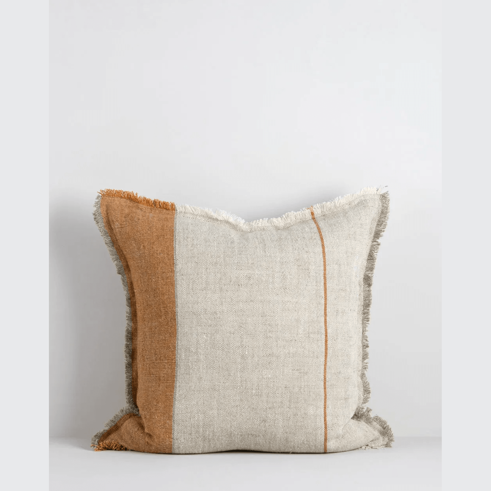Baya Frankton Linen Cushion - Spice gallery detail image