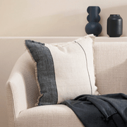 Baya Frankton Linen Cushion - Cloudburst gallery detail image