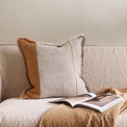 Baya Frankton Linen Cushion - Spice gallery detail image