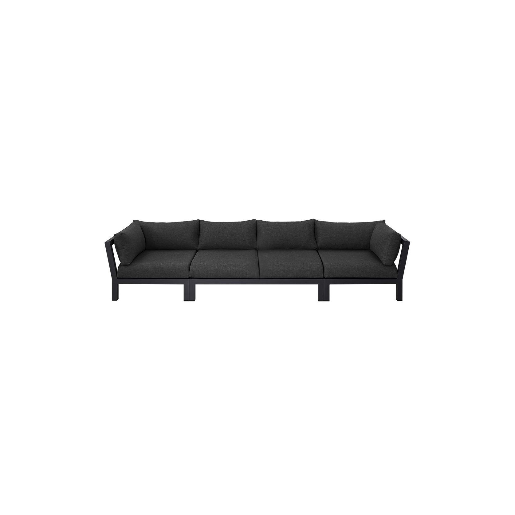Newport Aluminium Outdoor Loveseat Sofa Set - 4 Seat gallery detail image