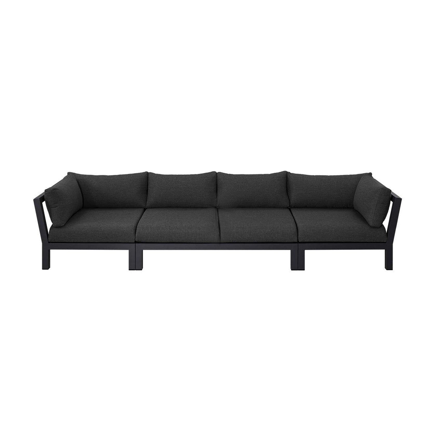 Newport Aluminium Outdoor Loveseat Sofa Set - 4 Seat gallery detail image