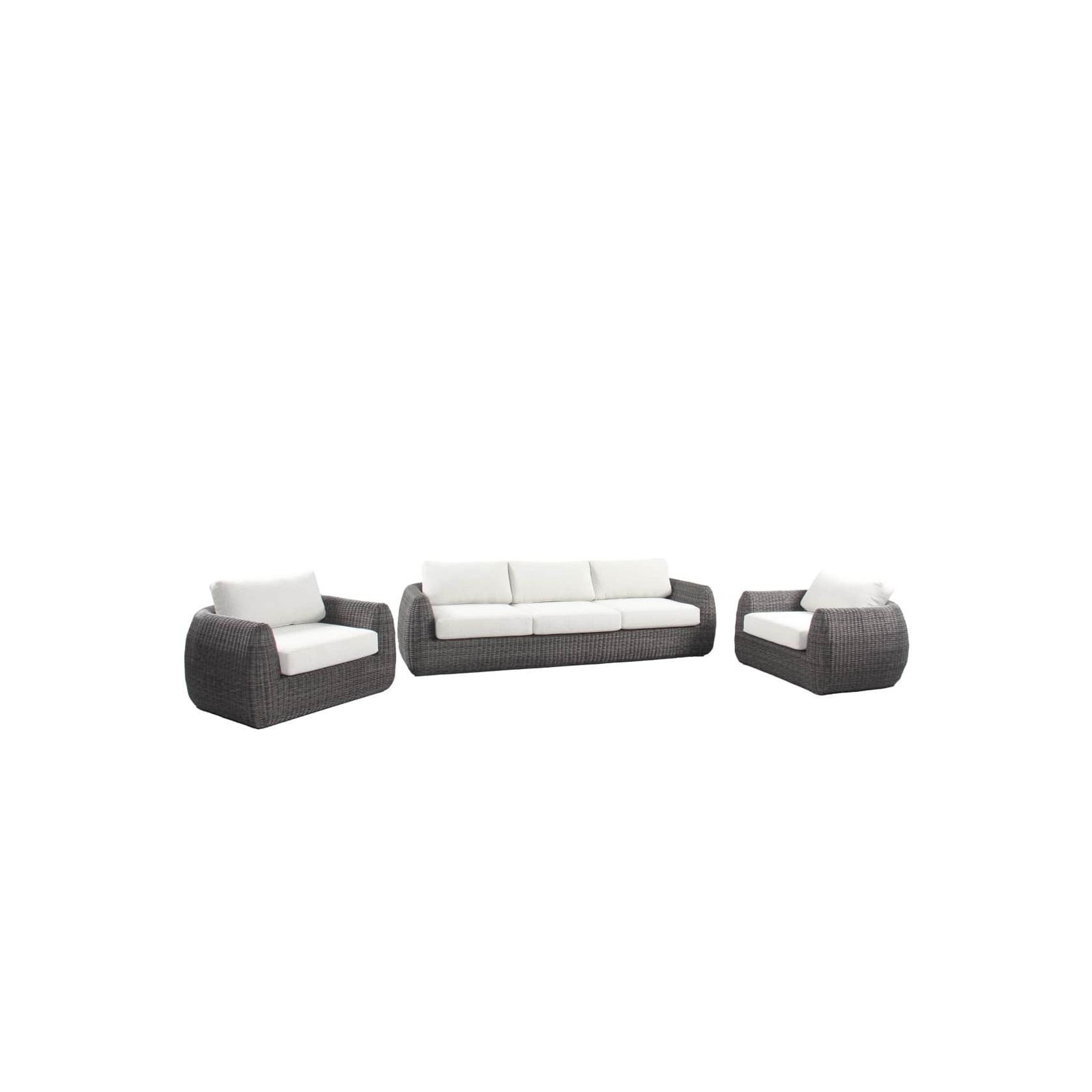 Luva 3pc Rattan Outdoor Lounge Set gallery detail image