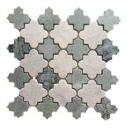 Luxor Mosaic - Tumbled Peacock And Carrara gallery detail image