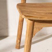 Lyra Rattan Trim Dining Chair Natural gallery detail image