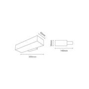 Beama Down GU10 Wall Light gallery detail image