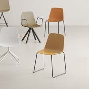 Maarten Plastic Chair - Four Metal Legs gallery detail image