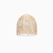 Natural Rattan Lace Pendant Light - Amalfi - 2 Sizes gallery detail image