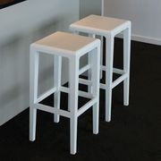 Rioja Kitchen Stool - White Painted - by TON gallery detail image