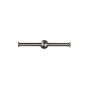 Maddox Dual Wall Hook Stainless Steel gallery detail image