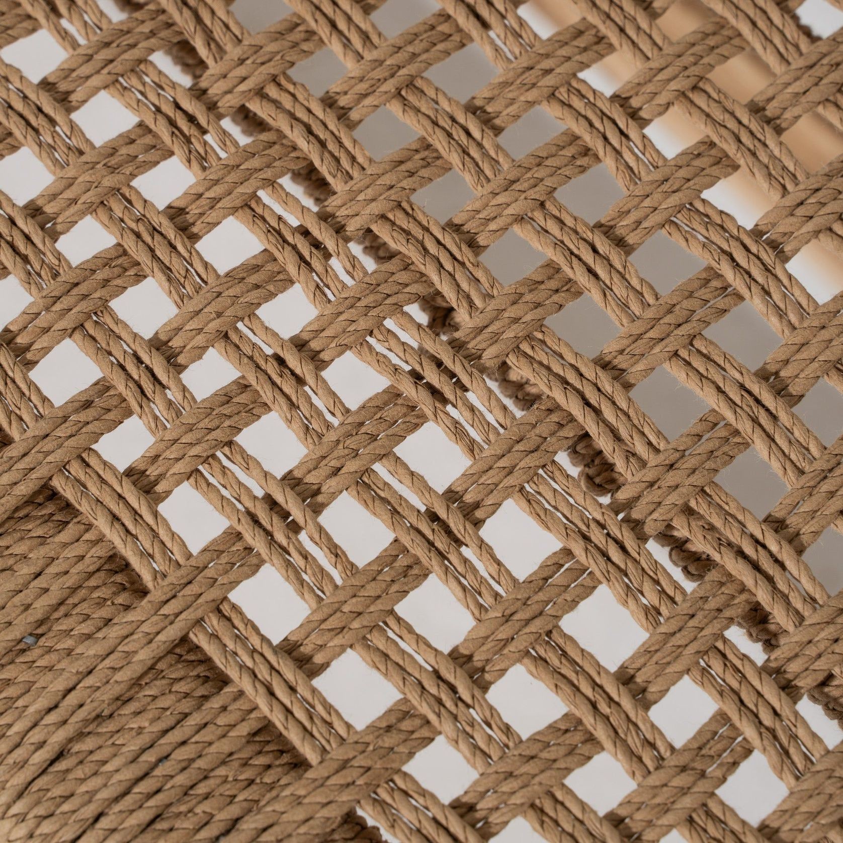Mahina Woven Jute Bench Seat gallery detail image