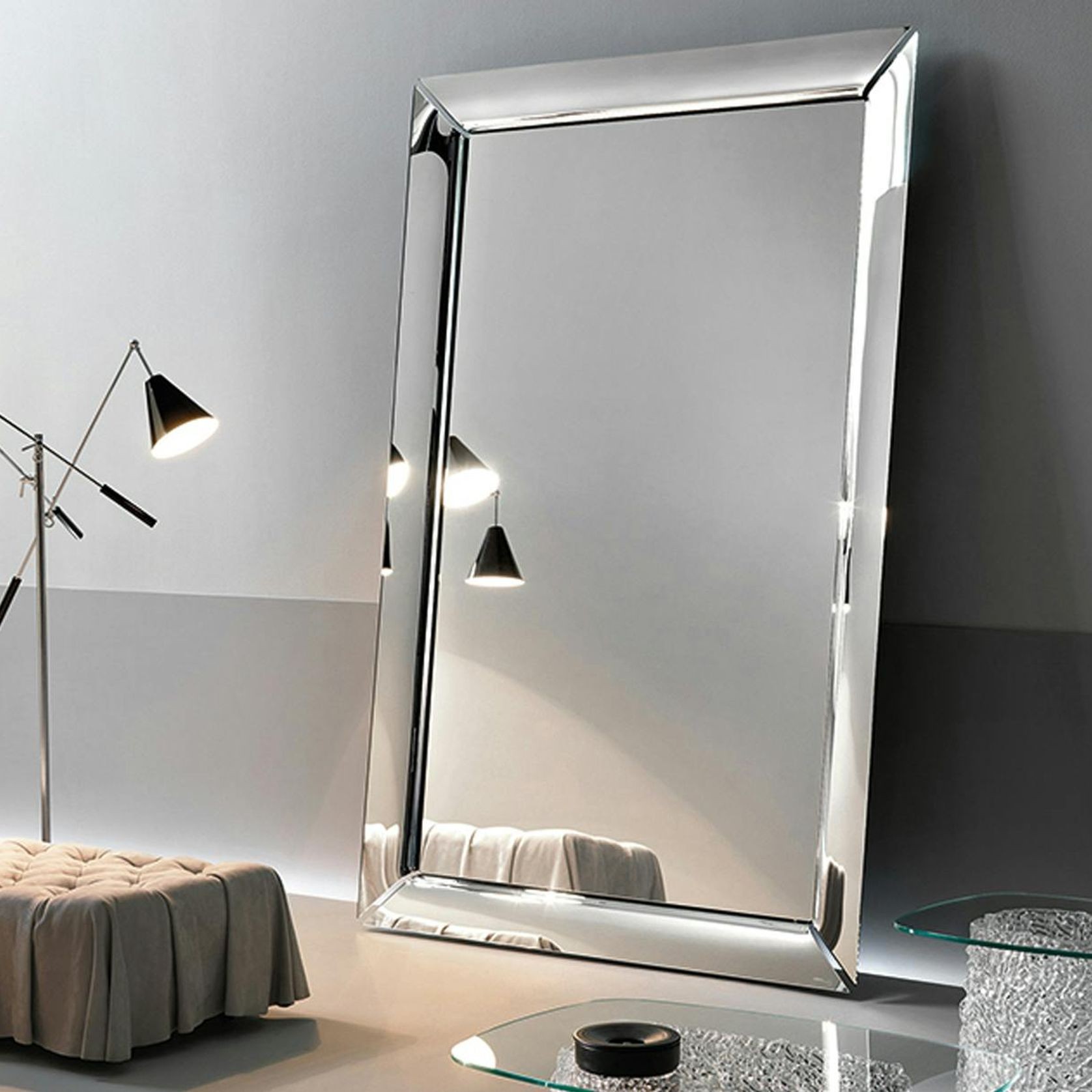 Caadre Mirror - Silver gallery detail image