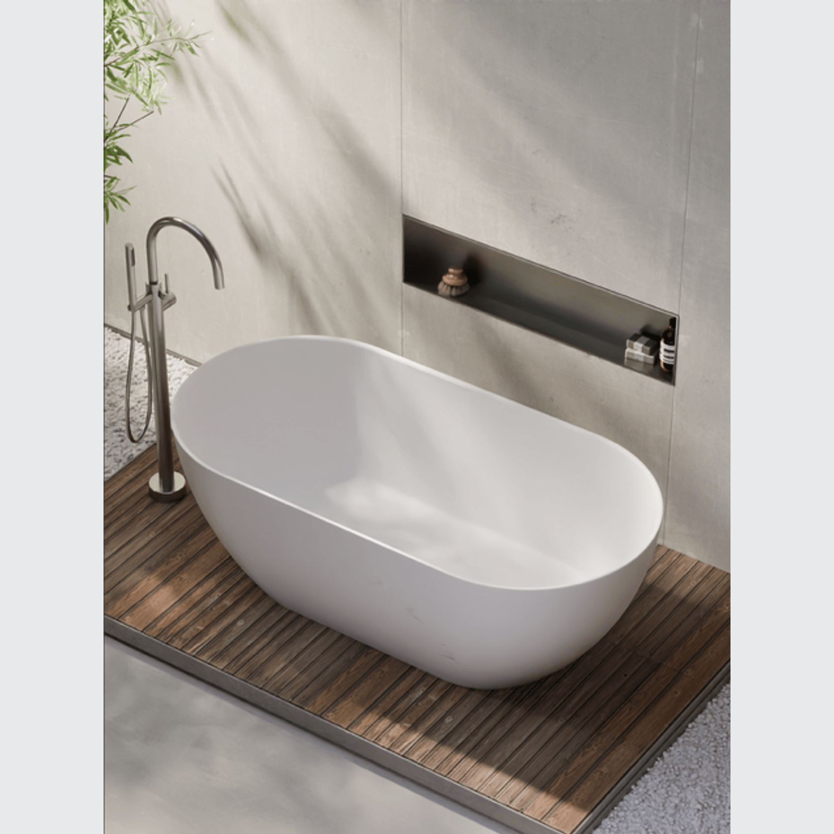 Villastone Halo 1700 Freestanding Bath gallery detail image