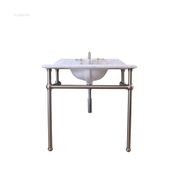 Mayer Washstand 90 X 55 Real Carrara Marble Top 3TH gallery detail image