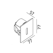 Square Slot Foot Light gallery detail image