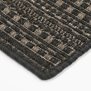 Baya Mendoza Outdoor Rug - Charcoal gallery detail image