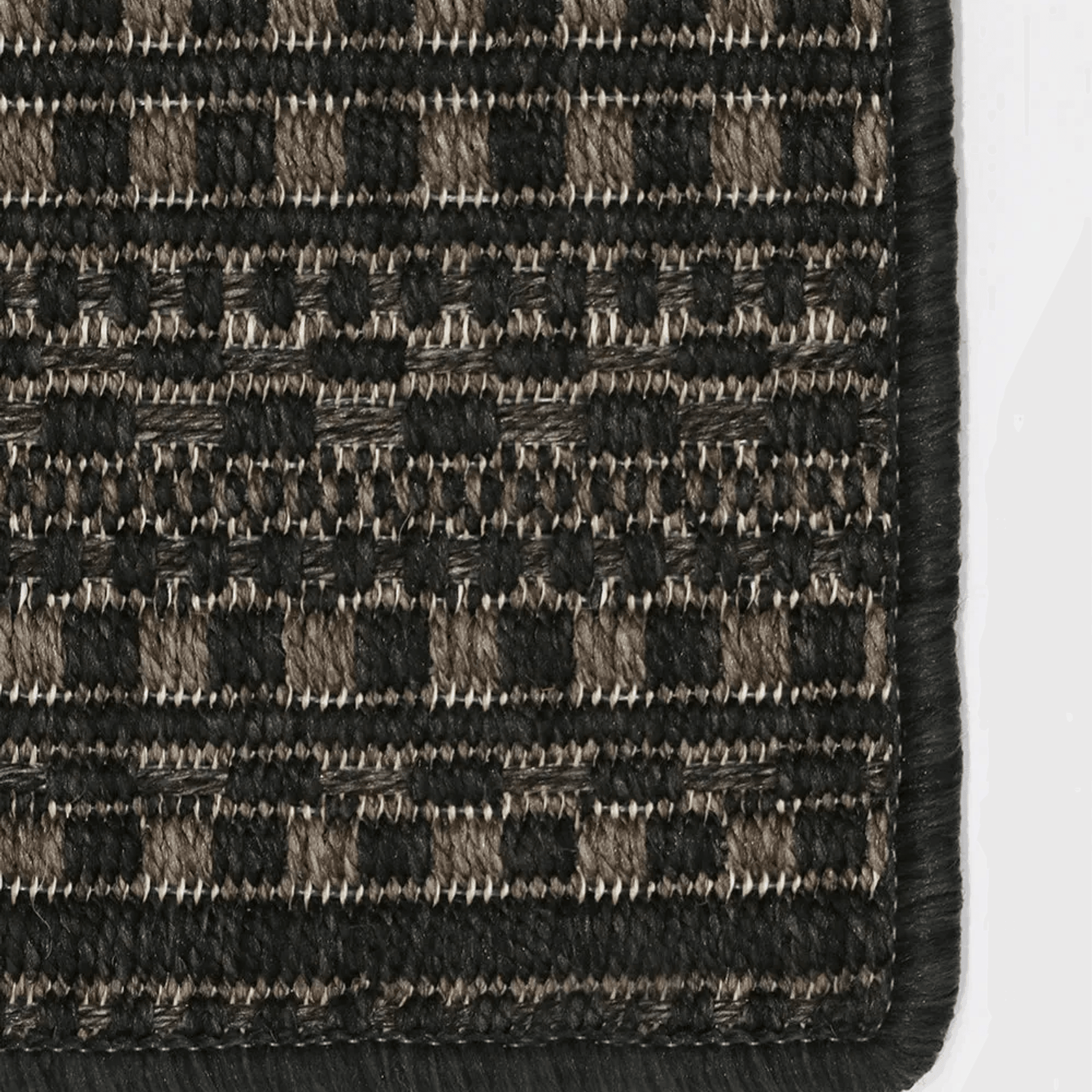 Baya Mendoza Outdoor Rug - Charcoal gallery detail image