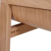 Merano Armchair - Natural Oak - Black Pad - by TON gallery detail image